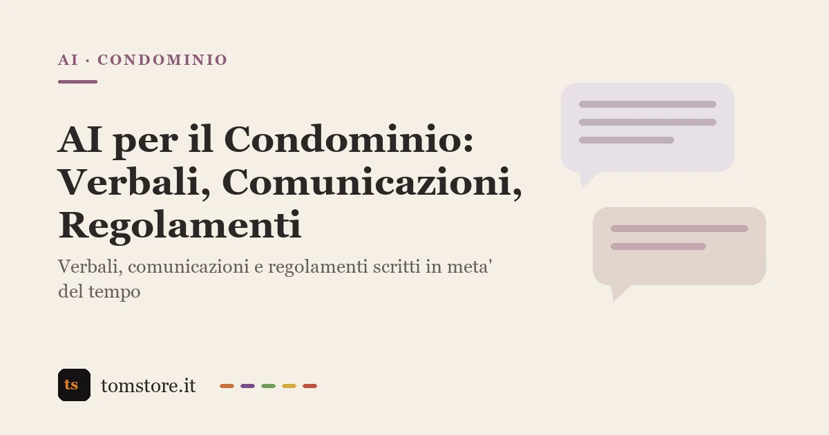 AI for Condominium Management: Minutes, Notices, Bylaws