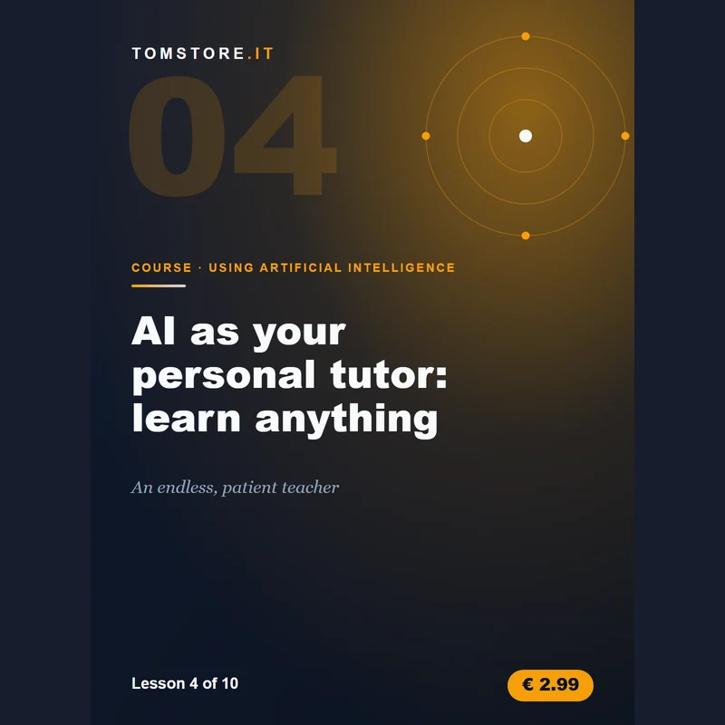 AI as your personal tutor: learn anything