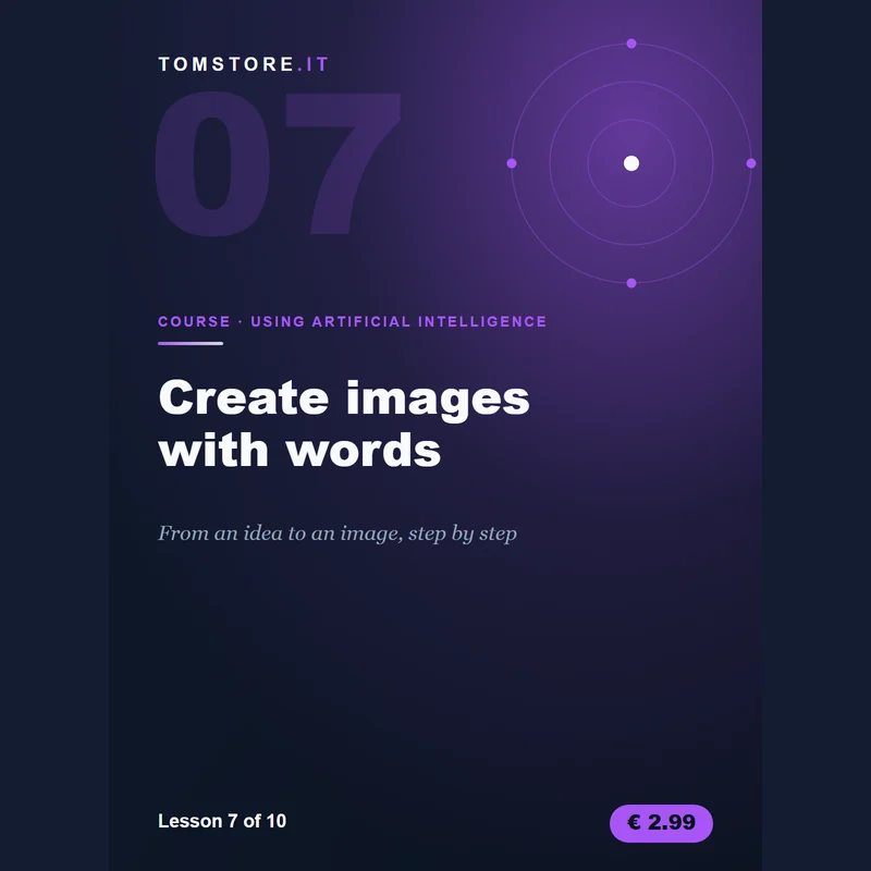 Create images with words
